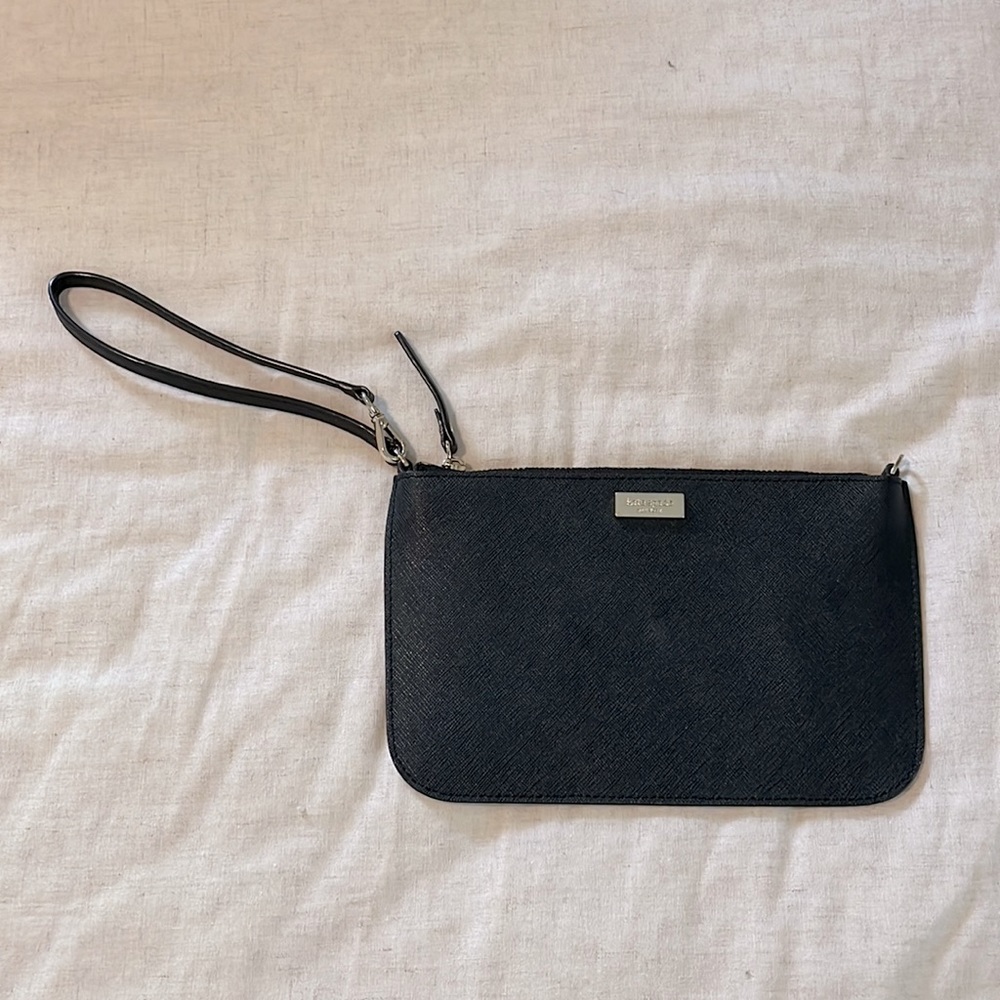 Convertible Wristlet Clutch Purse - Black